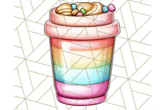 Sassy Mom Coffee PNG Clipart, Messy Bun Mom Life PNGs Product Image 3