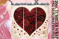 Love-Infused Tumbler Wrap - Heart Pattern Product Image 1