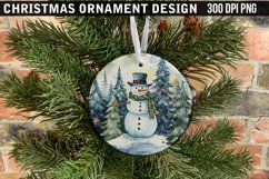 Christmas Ornament Sublimation PNG Design Product Image 1