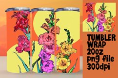Cheerful Flower Pattern Sublimation Wraps Product Image 1