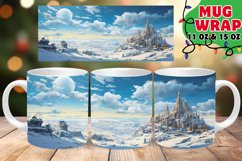 XMAS FROSTY SERENITY Sublimation 11oz 15oz Product Image 1