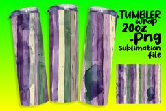 Striped Petal 20oz Tumbler Wraps Product Image 1