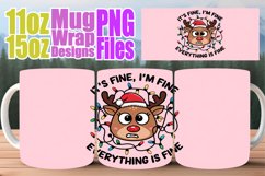 Colorful dreams 11oz 15oz sublimation wrap, Christmas Product Image 1