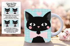 Playful Kitten Mug Wrap Design PNG Product Image 1
