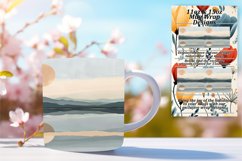 Minimalist Boho Landscape Mug Wrap 11oz 15oz Product Image 1