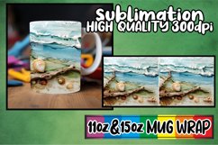 Seabreeze Sensation Mug Wrap Sublimation, 11oz 15oz Product Image 1