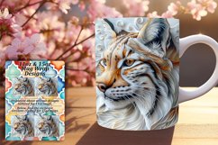 Cozy Cat Creations: 3D Cat Wrap Mug - Sublimation 11oz/15oz Product Image 1
