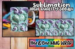 Artistic Expression Mug Wrap, 11oz 15oz Sublimation Product Image 1