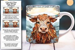 Christmas Stained Glass Magic - Elegant Mug Wraps Product Image 1