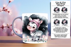Dreamy 15oz Mug Wrap Png Design , Animals Product Image 1