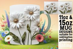 Floral Serenity: Sublimation 11oz/15oz Mug Product Image 1