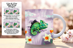 Sophisticated 15oz Png Mug Wrap , Animals In Wall Product Image 1