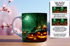 Fresh 11oz Mug Wrap Png Artwork , Horror Halloween Product Image 1
