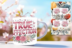 Happy 15oz Mug Wrap Png Template , Valentines Product Image 1