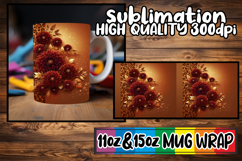 Serene beauty 11oz 15oz mug wrap, Leopard Prints Product Image 1