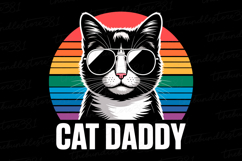 Cat Daddy svg | Father&#039;s day Svg | Svg Files Product Image 1