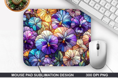 Flowers Mouse Pad Sublimation, Summer Mouse Pad PNG Product Image 1