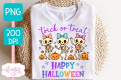 Trick or treat PNG for sublimation | Hapy Halloween PNG Product Image 3