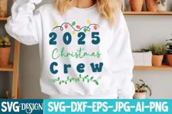 2025 Christmas Crew SVG Design,Christmas Svg Design Product Image 1