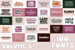 NEW! 100 FONTS - The ULTIMATE Font Bundle Vol. 6 Product Image 4