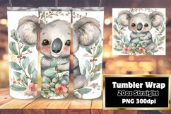 Sweet Wildlife Wonderland Watercolor Tumbler Wrap - 20oz Product Image 1