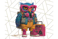 Forgotten 80s Cartoon Clipart PNG, Retro Animal Heroes Product Image 3