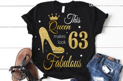 63rd birthday svg, Queen Birthday 63rd Svg, 63rd Birthday sv Product Image 4