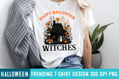 Happy Halloween witches Sublimation Design,Halloween png Product Image 3
