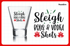 50 Funny Christmas Shot Glass Quote SVG Bundle Product Image 14