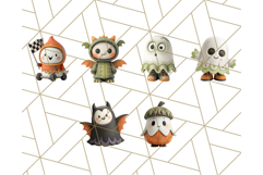 Cute Halloween Ghost Clipart Costume PNG, Halloween Png Product Image 3