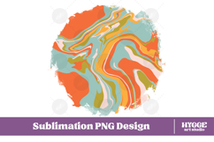 Retro Background Png Fluid Marble Paper Sublimation Bundle Product Image 3