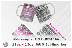 6 Adults Love Hidden Message Patterns - 11oz-15oz Bottom Mug Product Image 13