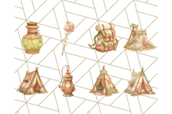 Camping Icons Clipart PNG, Adventure Outdoors Clip Art Product Image 7