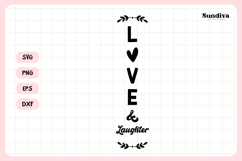 Porch Sign Saying SVG | Love &amp; Laughter Product Image 3