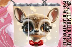 3D Christmas Characters Holiday Tumbler Wrap PNG Product Image 1