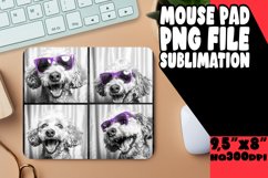 Hilarious Puppy Dog Sublimation Mouse Pad Design Template Product Image 1