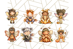 Halloween Fairy Clipart PNG, Spooky Cute Character Art Product Image 7
