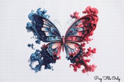 Smoke Butterflies Clipart PNG Product Image 1