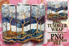 Mosaic Magic: Sun-themed Tumbler 20oz Product Image 1