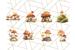 Whimsical Woodland Animal Village PNG Clipart Fantasy Forest Product Image 7