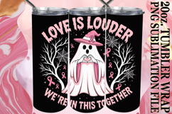 Luminous Days 20oz tumbler wrap, Ghost Cancer Product Image 1