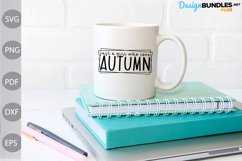 Just A Girl Who Loves Autumn SVG Cut Files Product Image 3