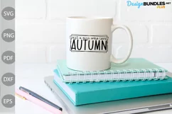 Just A Girl Who Loves Autumn SVG Cut Files Product Image 3