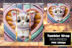 Custom 20oz Tumbler Graphics , Holiday Pets Product Image 1