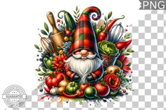 Christmas kitchen Gnome Sublimation - Clipart PNG Design Product Image 1