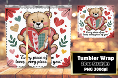 GRACEFUL 20oz Tumbler Wrap for DIY , Valentines Day Product Image 1