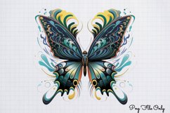 Smoke Butterflies Clipart PNG Product Image 1