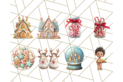 Christmas Whimsy Clipart, Holiday Kids PNG Graphics Product Image 7