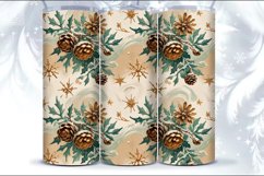 4 Christmas Seamless Tumbler Wrap 20 oz Product Image 2