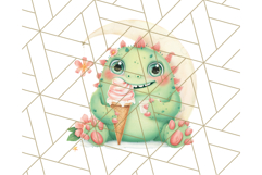 Alien Vacation Clipart PNG, Cute Summer Galaxy Art Clip Art Product Image 3